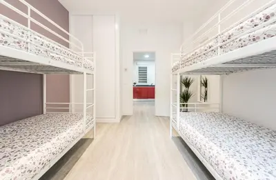 Cama o camas de una habitación en Apartamento en Chamberí
