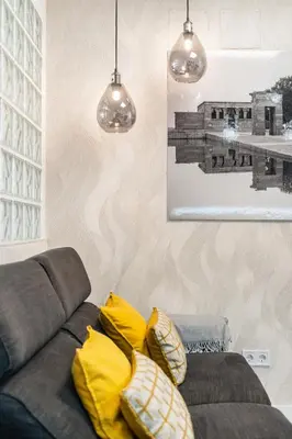 Zona de estar de Plaza España Apartment