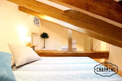 Cama o camas de una habitación en Plaza Mayor - Exclusivo Apartamento Dúplex