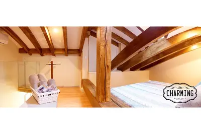 Cama o camas de una habitación en Plaza Mayor - Exclusivo Apartamento Dúplex