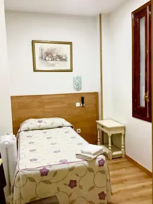 Cama o camas de una habitación en Hostal Nersan2