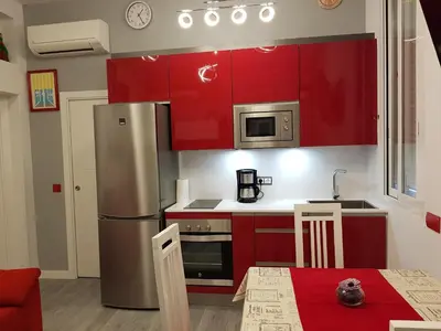 Una cocina o zona de cocina en CENTRO ATOCHA Corta ESTANCIA, NO TURISTICO