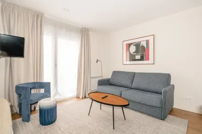 Zona de estar de Home Art Apartments Salamanca