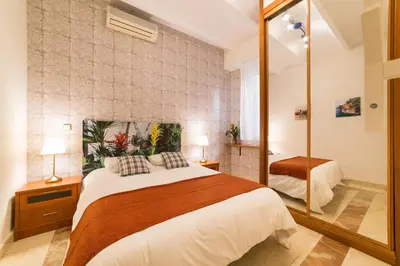Cama o camas de una habitación en El Jardín del Ángel Yolka