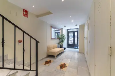 Zona de estar de Apartamentos Madrid