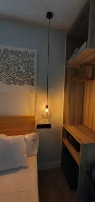 Cama o camas de una habitación en CH Lemon Rooms - Madrid