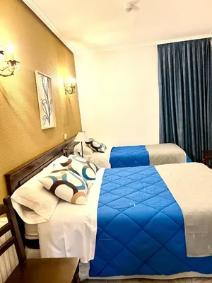 Cama o camas de una habitación en Hostal Sonsoles Madrid-Centro