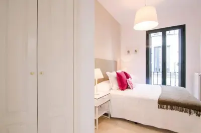 Cama o camas de una habitación en Amazing Unique 1BD 1BTH - Sol Madrid center