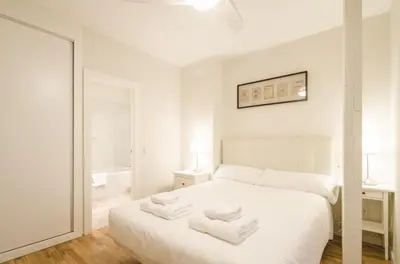 Cama o camas de una habitación en Bright Spacious 2BD 2BTH - Las Letras