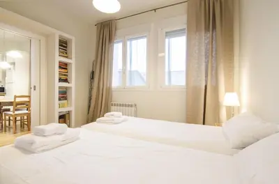 Cama o camas de una habitación en Bright Spacious 2BD 2BTH - Las Letras