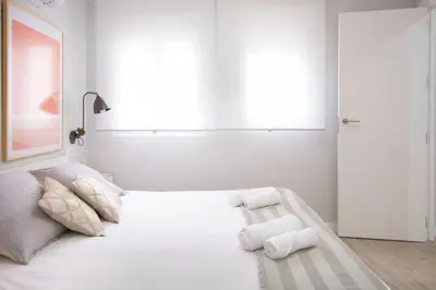 Cama o camas de una habitación en Sol City center -2BD 2BTH - Modern apartment