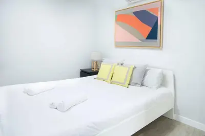 Cama o camas de una habitación en Sol City center -2BD 2BTH - Modern apartment