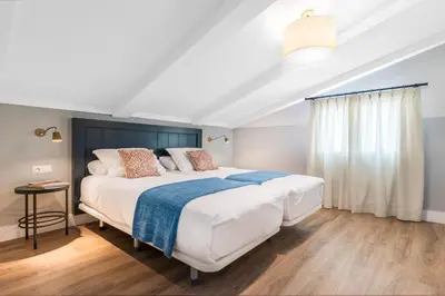 Cama o camas de una habitación en Slow Suites Bellas Artes