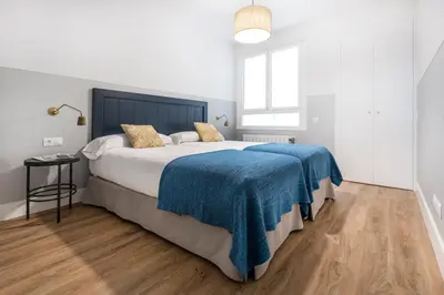 Cama o camas de una habitación en Slow Suites Bellas Artes