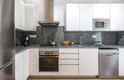 Una cocina o zona de cocina en Slow Suites Bellas Artes