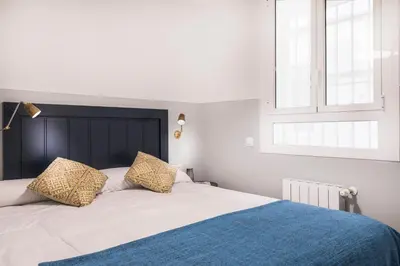 Cama o camas de una habitación en Slow Suites Bellas Artes