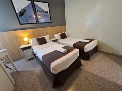 Cama o camas de una habitación en CH Las Murallas