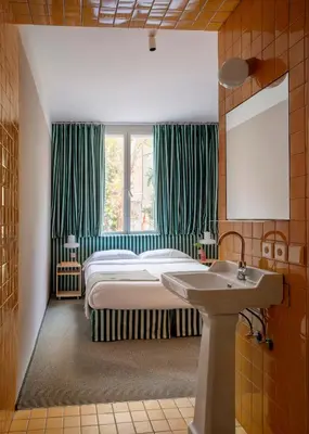 Cama o camas de una habitación en Armesto Rooms
