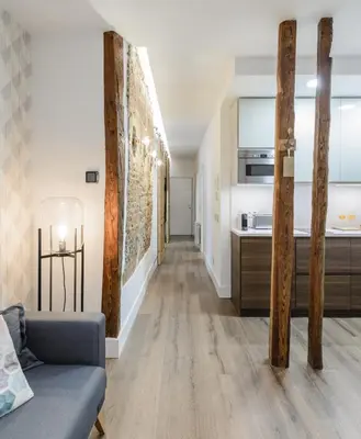 Una cocina o zona de cocina en Madrid Center, Apartamento de 2 dormitorios