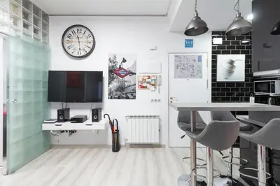 Una cocina o zona de cocina en Argüelles Apartment
