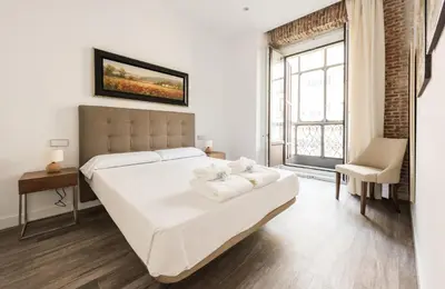 Cama o camas de una habitación en Puerta Del Sol City Center