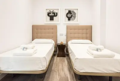 Cama o camas de una habitación en Puerta Del Sol City Center II