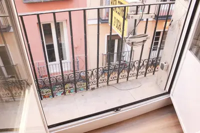 Un balcón o terraza de Pensión Estrella