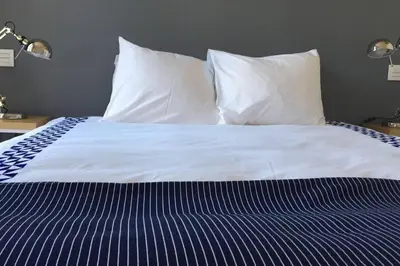 Cama o camas de una habitación en Charming and bright apartment