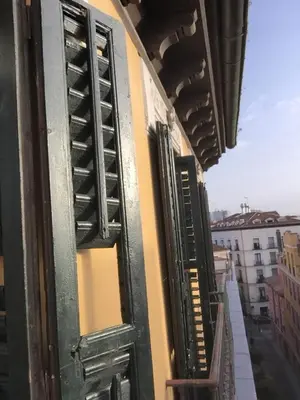 Un balcón o terraza de Charming and bright apartment