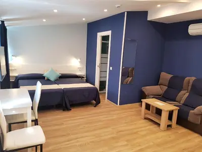 Cama o camas de una habitación en Avenida De America Tijcal