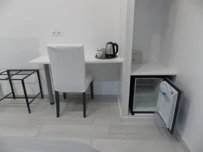 Una cocina o zona de cocina en Pensión Corbero