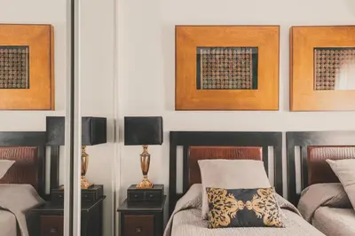 Zona de estar de City Deluxe Apartment- Alquiler corta duración