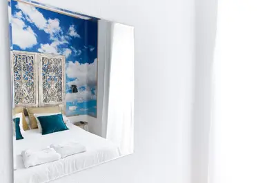 Cama o camas de una habitación en Vázquez de Mella Boutique Gran Vía