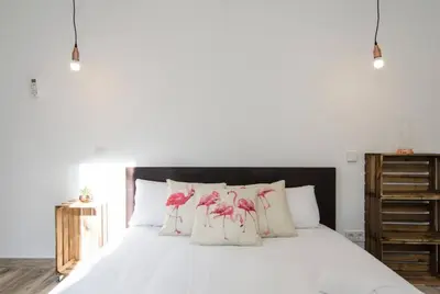 Cama o camas de una habitación en La latina -2BD 2BTH -Brand-new apartment
