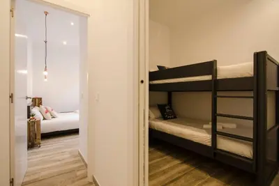 Cama o camas de una habitación en La latina -2BD 2BTH -Brand-new apartment
