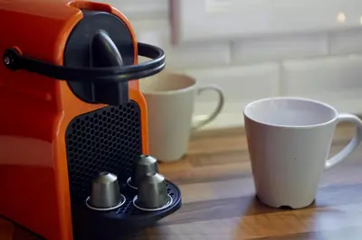 Utensilios para hacer té y café en LEEWAYS APARTMENT in MANCEBOS