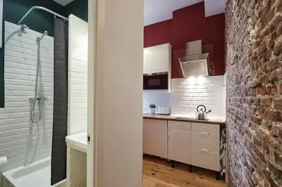 Un baño de LEEWAYS APARTMENT in MANCEBOS
