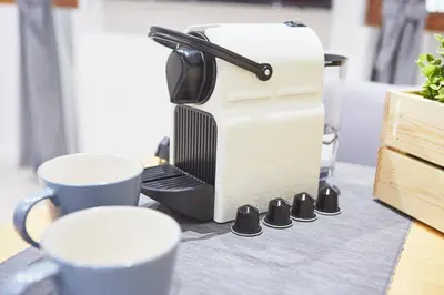 Utensilios para hacer té y café en LEEWAYS APARTMENT in ROSARIO