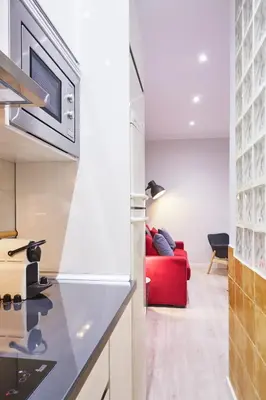 Una cocina o zona de cocina en LEEWAYS APARTMENT in ROSARIO