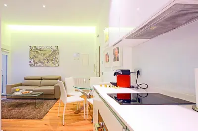 Zona de estar de Prado Suite