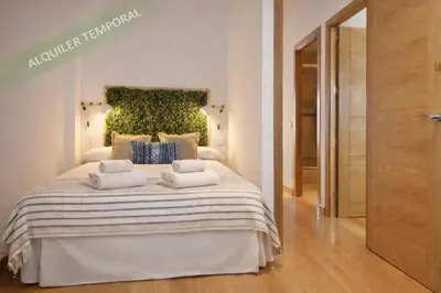 Cama o camas de una habitación en Gran Vía - NU
