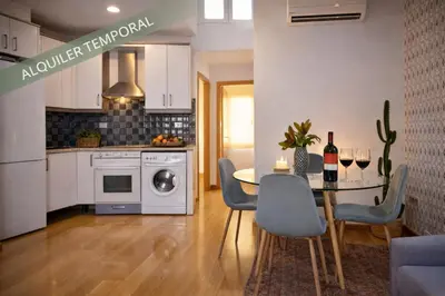 Una cocina o zona de cocina en Gran Vía - NU