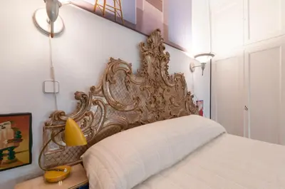 Cama o camas de una habitación en Malasaña. La casa del artista
