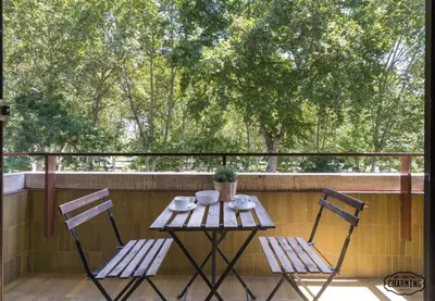Un balcón o terraza de Paseo del Prado II - Apartamento de 1 dormitorio con Piscina y Terraza