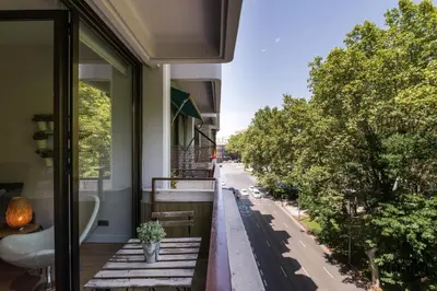 Un balcón o terraza de Paseo del Prado II - Apartamento de 1 dormitorio con Piscina y Terraza