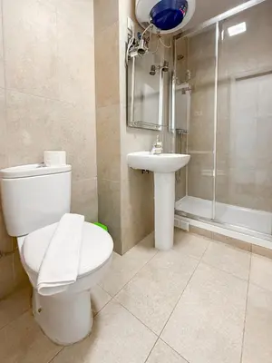 Un baño de Cómodo y agradable estudio en Madrid centro A3