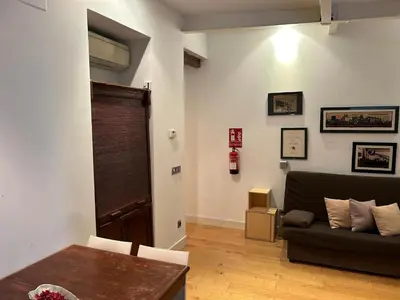 Zona de estar de Estudio en Av de America Madrid