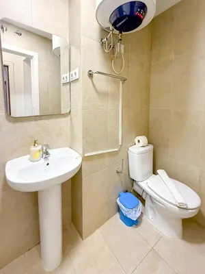 Un baño de Comodo y agradable estudio en Madrid centro A5