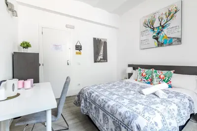 Cama o camas de una habitación en AYZ Juan de Mena - Auto check-in property