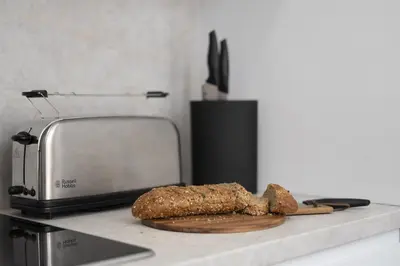 Una cocina o zona de cocina en Madrid Centric Suites